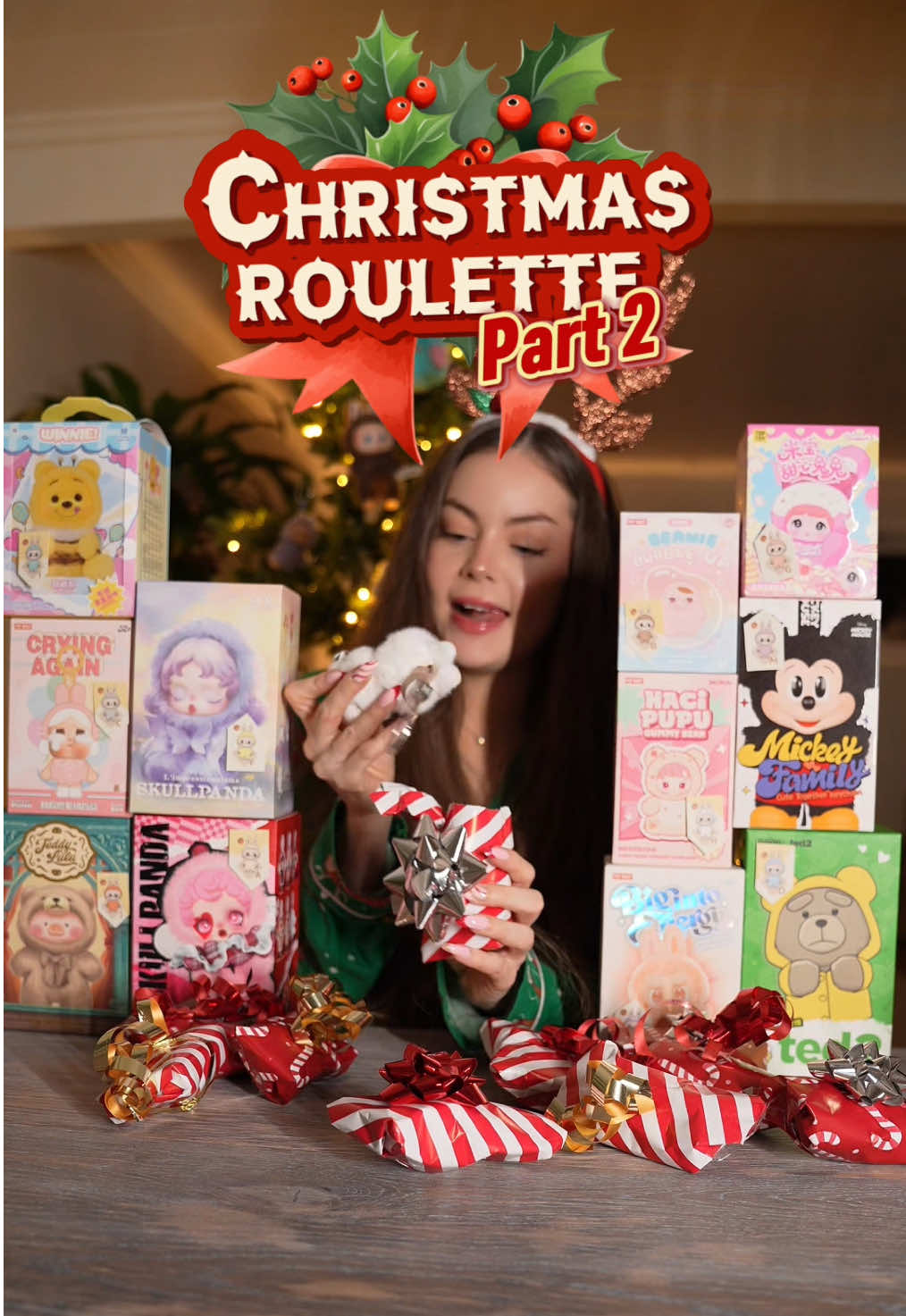 TikTok post by @gurobelly for Whoopea. Caption reads: [Annonse] 🎁Christmas Roulette Part 2🎁  @Whoopea....