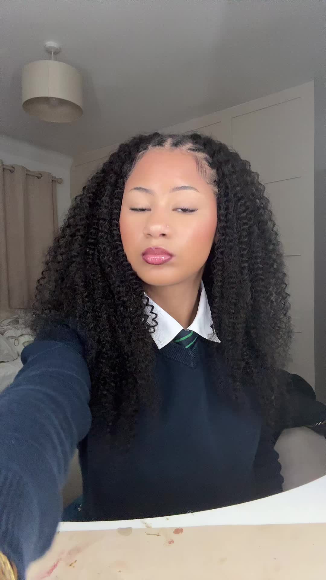 TikTok post by @alannalisiaherbert for iseehair. Caption reads: My hair is from @ISEEHAIR girlies xx.