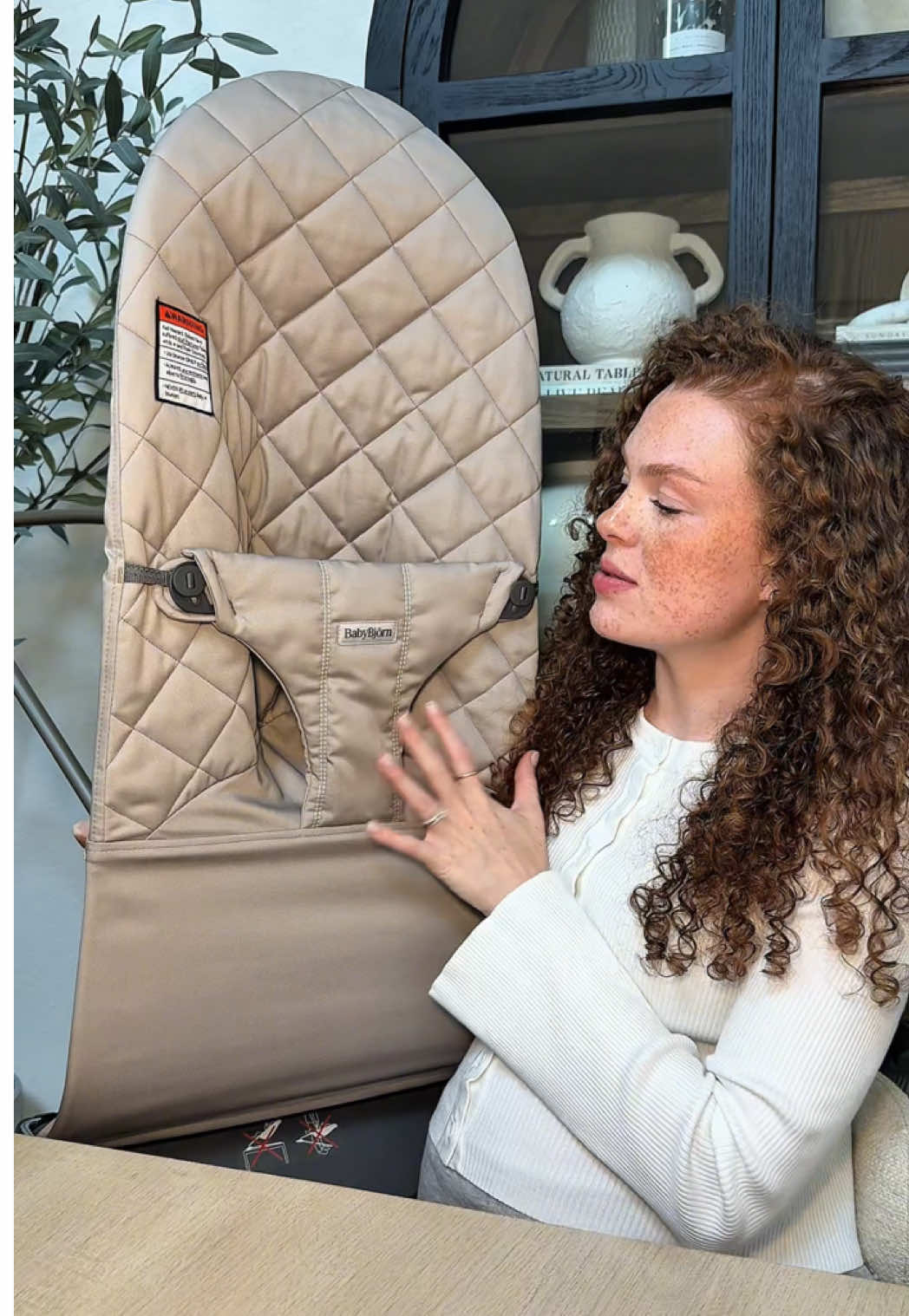 TikTok post by @amandaasad for Babylist. Caption reads: Baby registry items as a first time mom after lots....