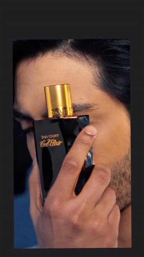 Instagram post by @yogenshah_s for Davidoff Parfums. Caption reads: Is Davidoff Parfums about to change the game in....