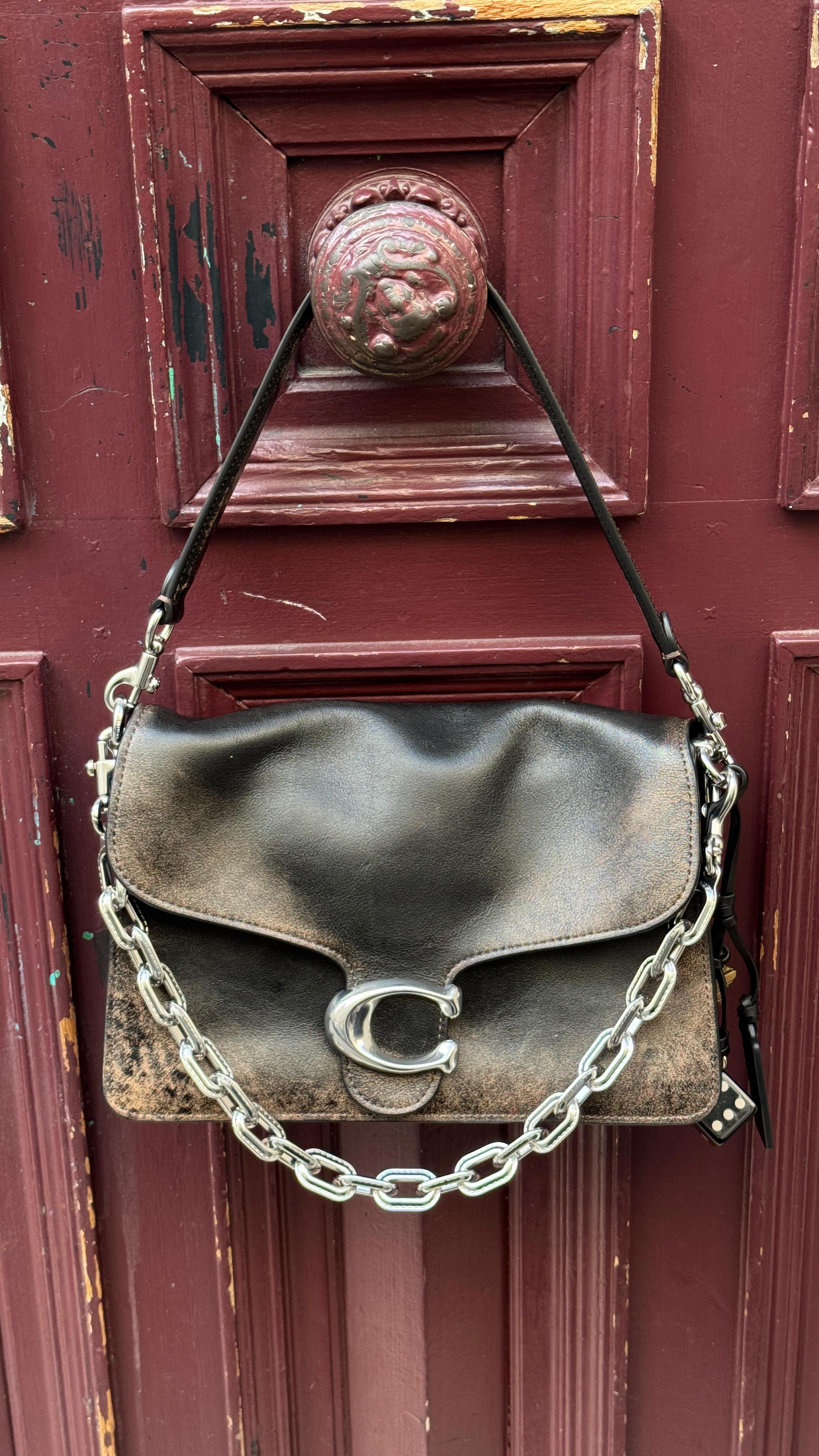 Instagram post by @blackmaroccan for Coach. Caption reads: pov: you’re being moved around like a sims....