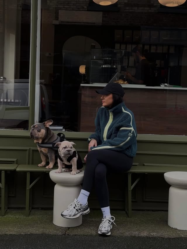 Instagram post by @millypowell for Gym+Coffee. Caption reads: wearing all @gympluscoffee haven’t quite made it....