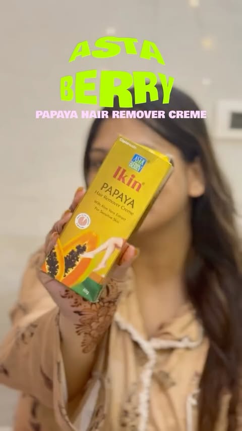 Instagram post by @anisha_raichand for Astaberry. Caption reads: [...] unwanted hairs? 👀 Let me tell you —....