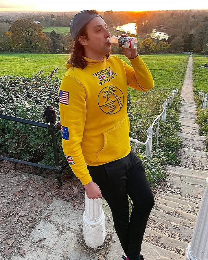 Instagram post by @vfdida for Shaken Udder. Caption reads: On the go with the Shaken Other shake 😋 It’s....