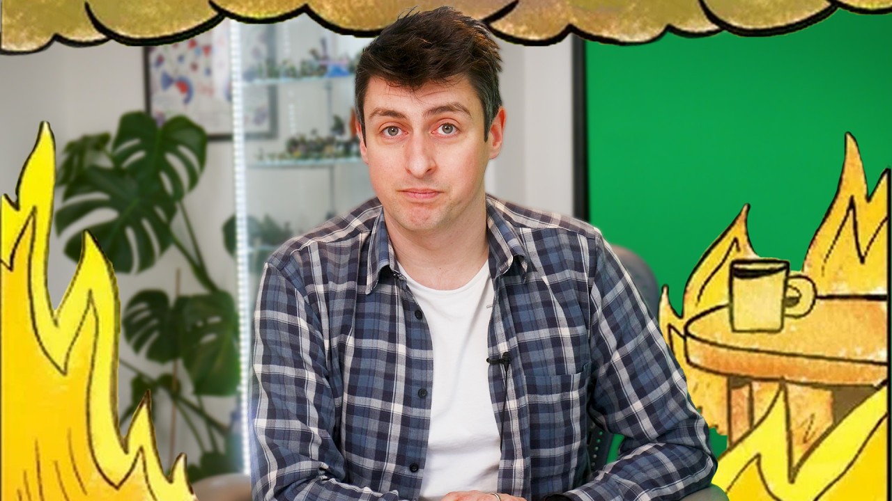 YouTube post by @SimonClark for The Guardian. Caption reads: The worst month of climate news in my entire....