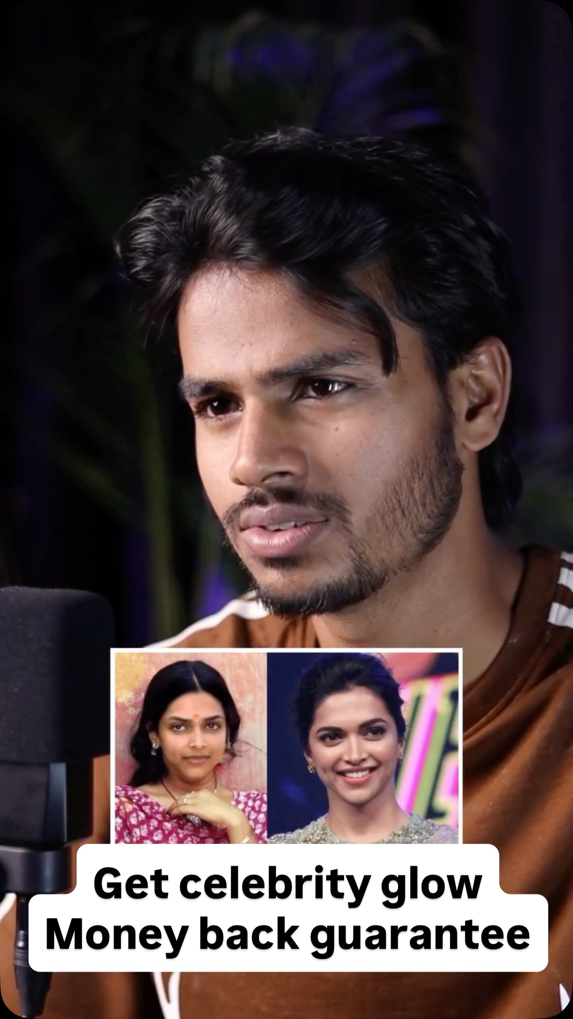 Instagram post by @riyal_fax for Chicnutrix. Caption reads: Personally tried & 100% recommended.