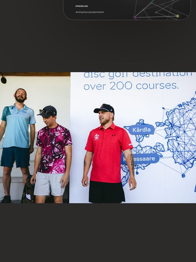 Instagram post by @ezra_robinson_02 for Vessi. Caption reads: [...] my amazing sponsors @squatch_disc_golf....