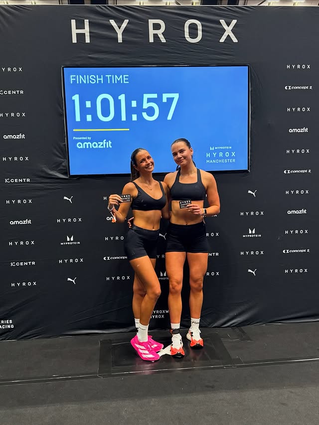 Instagram post by @rosielewis_ for DFYNE. Caption reads: [...] pro 4s (THE BEST RACE SHOE)
&....