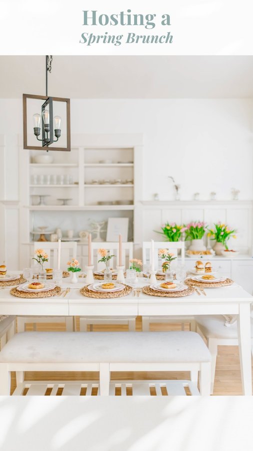 Instagram post by @celeste_wright for Jimmy Dean. Caption reads: #JimmyDeanBrandPartner pov you’re hosting a spring....