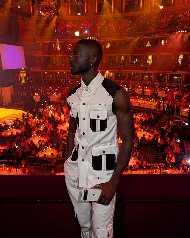 Instagram post by @victorkunda for Google Pixel. Caption reads: The Fashion Awards 2025 with @googlepixeluk AD....