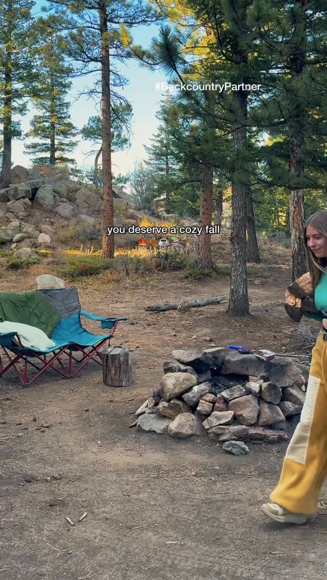 Instagram post by @ky.adventures for Backcountry. Caption reads: [...] I’m staying SO cozy & warm?!👇🏼....