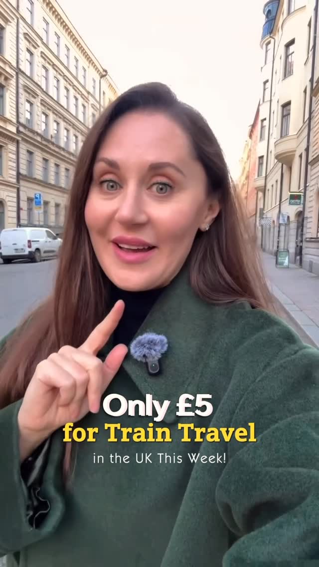 Instagram post by @alinazalevska for Trip.com. Caption reads: ✨ Black Friday Train Deals Are Live ✨

If you’re....