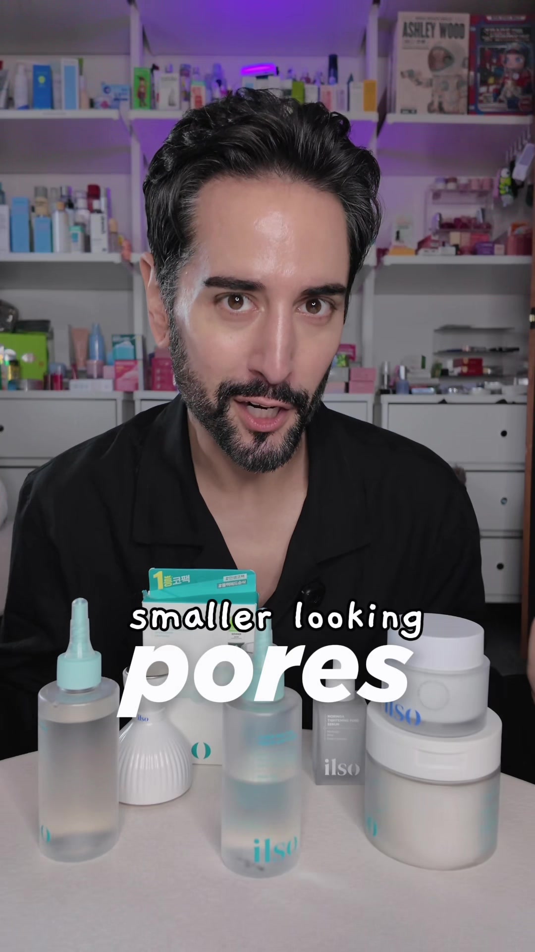 TikTok post by @james_s_welsh for Illinois Soybean Association. Caption reads: Ad we can never get rid of pores…and we don’t want....