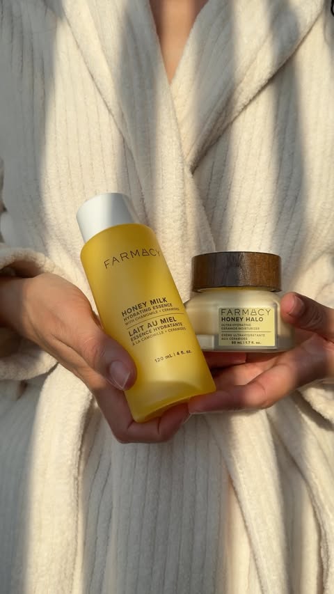 Instagram post by @martaskollection for Farmacy Beauty. Caption reads: [...] it feel soft, calm, and nourished.....