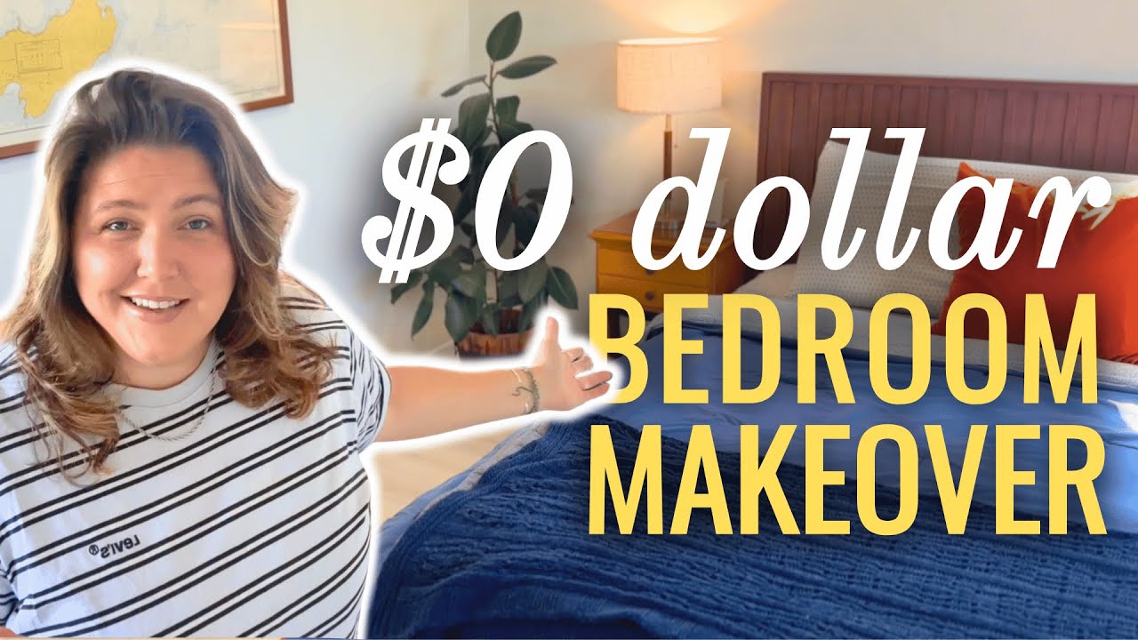 YouTube post by @livingwithlk for Birch. Caption reads: How I Transformed a Bedroom Without Buying....