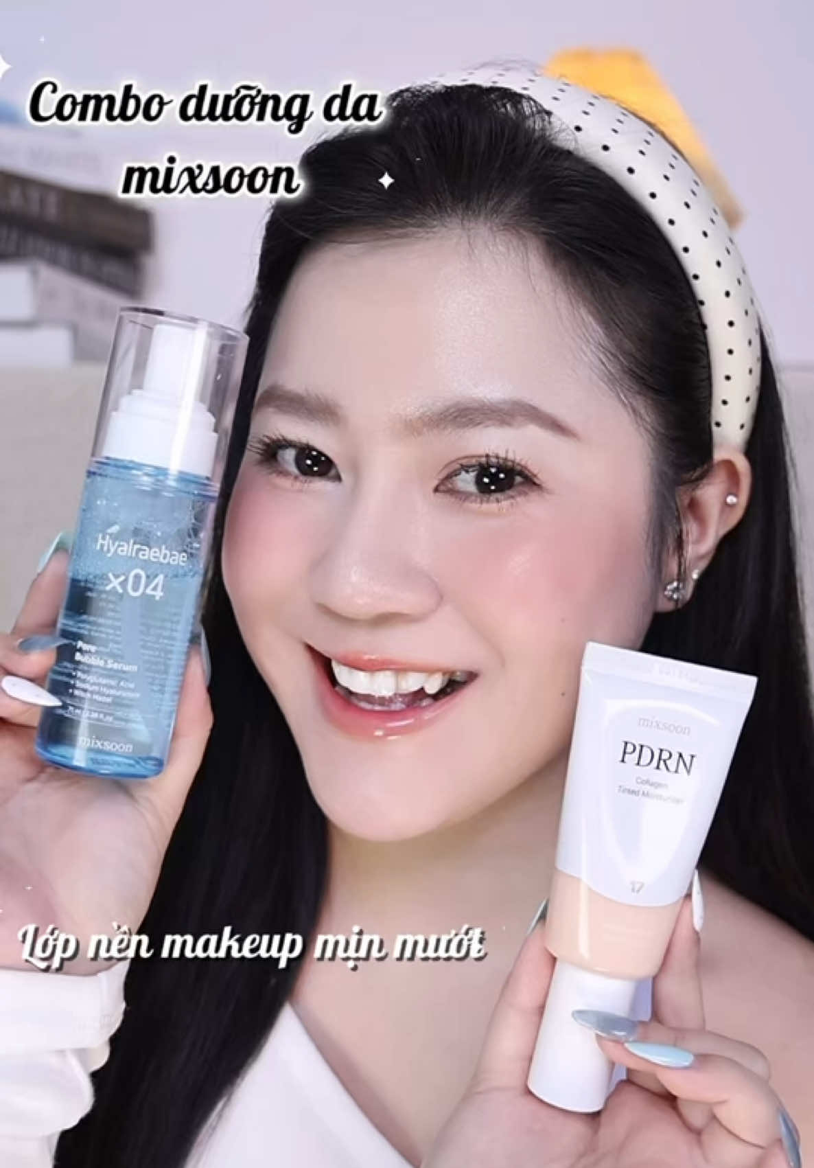 TikTok post by @jesse2446 for mixsoon. Caption reads: Lớp nền mịn mớt mê quá thôi 🥰 @mixsoon #mixsoon....