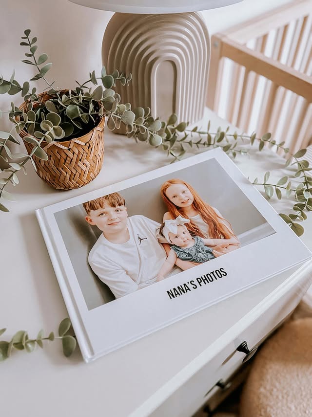 Instagram post by @bexevans_x for Photobox. Caption reads: [...] nana can hold onto forever with @photoboxuk.....