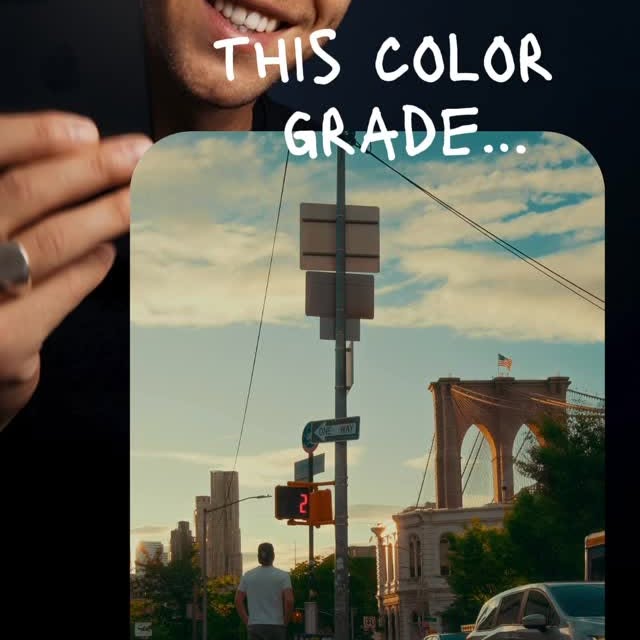 Instagram post by @stevenwommack for Fiverr. Caption reads: Wanted to have a cinematic color grade on my last....