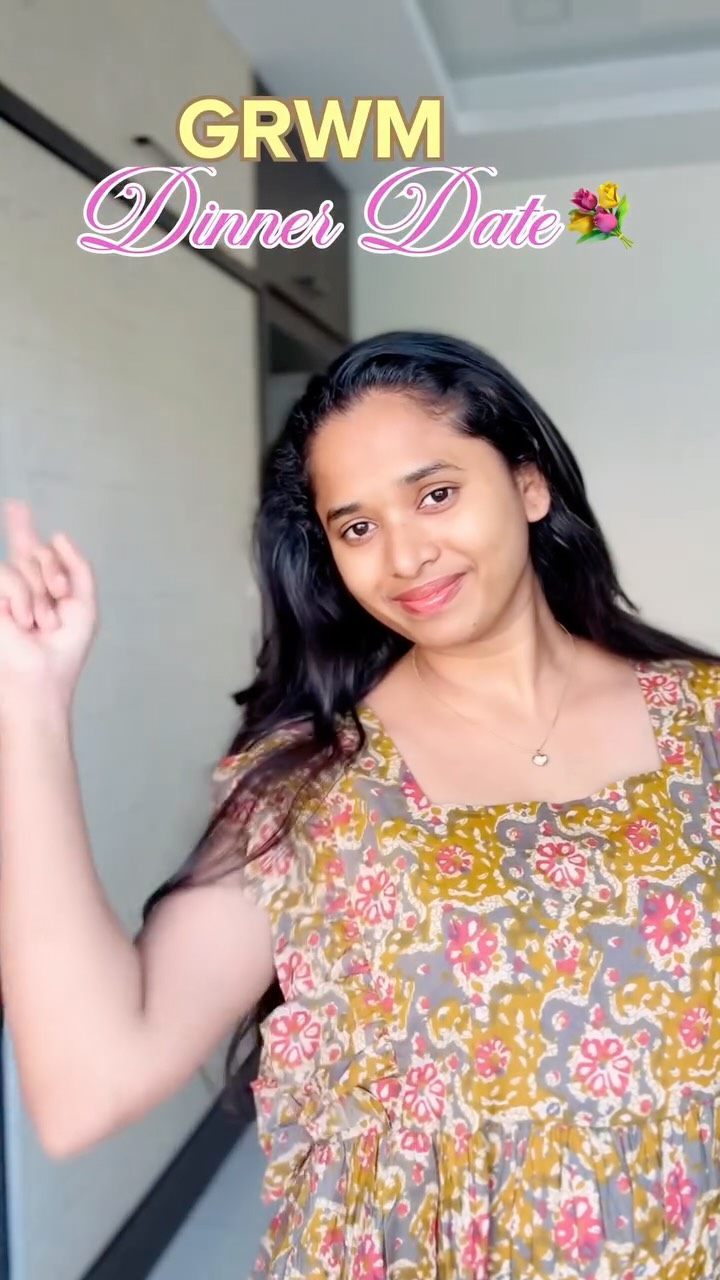 Instagram post by @shravanasandhya7 for Fossil. Caption reads: My Go To Nomakeup makeup look💄

@bibaindia ....