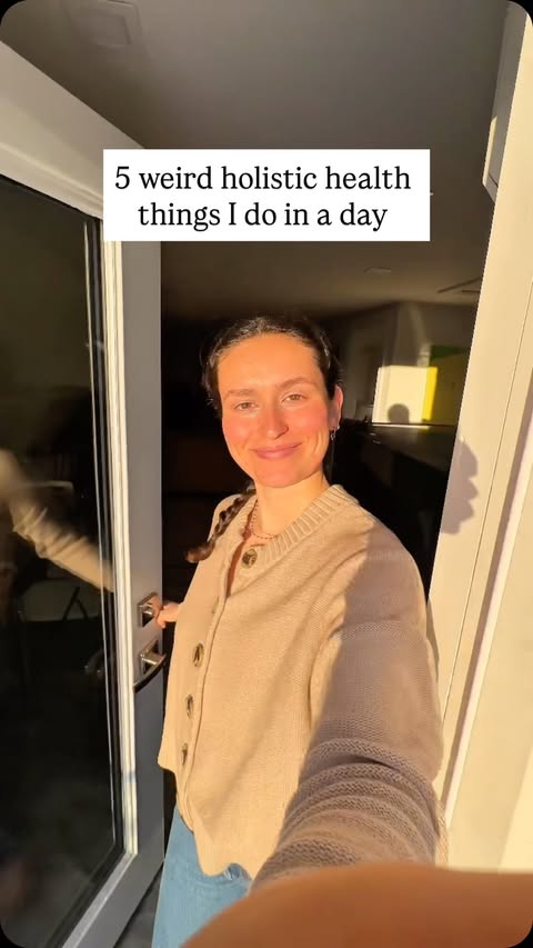 Instagram post by @thrivewithcandicee for Beekeeper's Naturals. Caption reads: Some will say it’s weird, this is my norm 🤷🏻‍♀️....