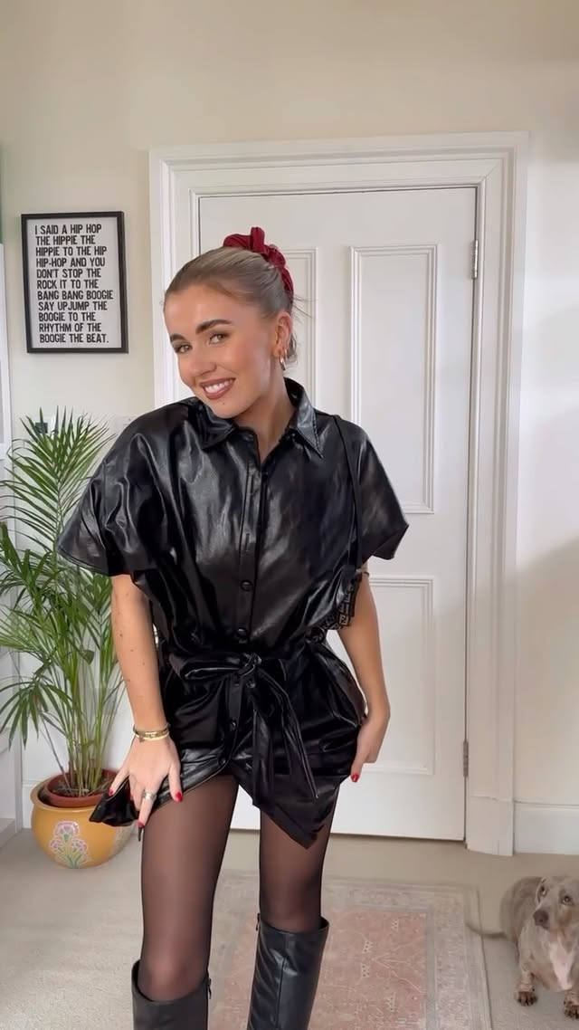 Instagram post by @molly.mcfarlane for MISSPAP. Caption reads: the winter content is coming!!🌶️ @misspap ad.