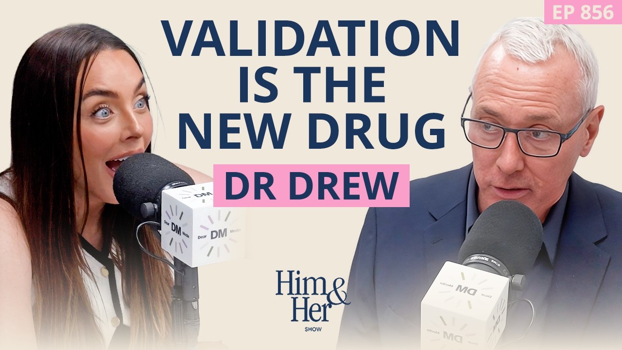 YouTube post by @TheSkinnyConfidential for NOWADAYS. Caption reads: Dr. Drew: Why You Feel Addicted, Lonely, and....