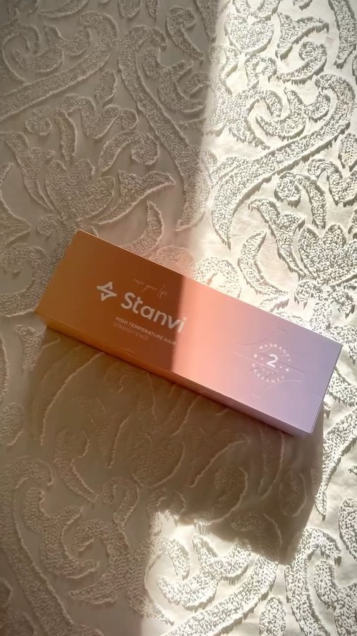 Instagram post by @rehhamsamir for Stanvi. Caption reads: ✨ hair transformation ✨ 
using @stanvi.official....