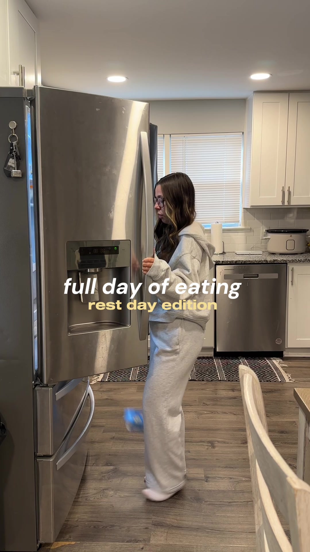 TikTok post by @nicoleexoxoxo for GNC. Caption reads: what’s on my plate!! Rest day edition 😴....