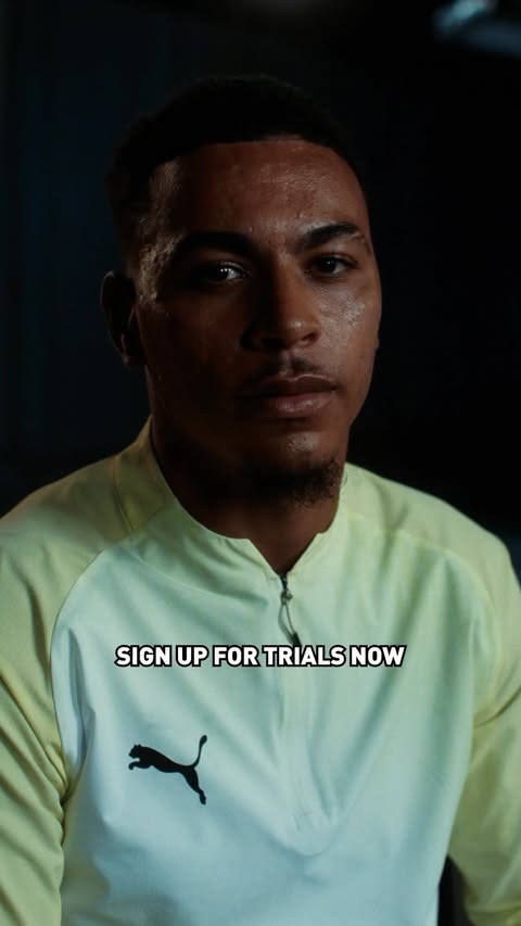 Instagram post by @risingballers for PUMA Football. Caption reads: Morgan Rogers has put the call out. We’re looking....