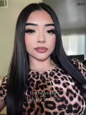 TikTok post by @jjenn1fer for VAVALASH. Caption reads: @VAVALASHES who loves the full look >😍 [...].
