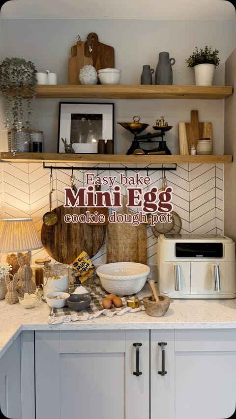 Instagram post by @scarlett_at_home for Haden. Caption reads: [...] W I T H mini eggs for Easter with the....