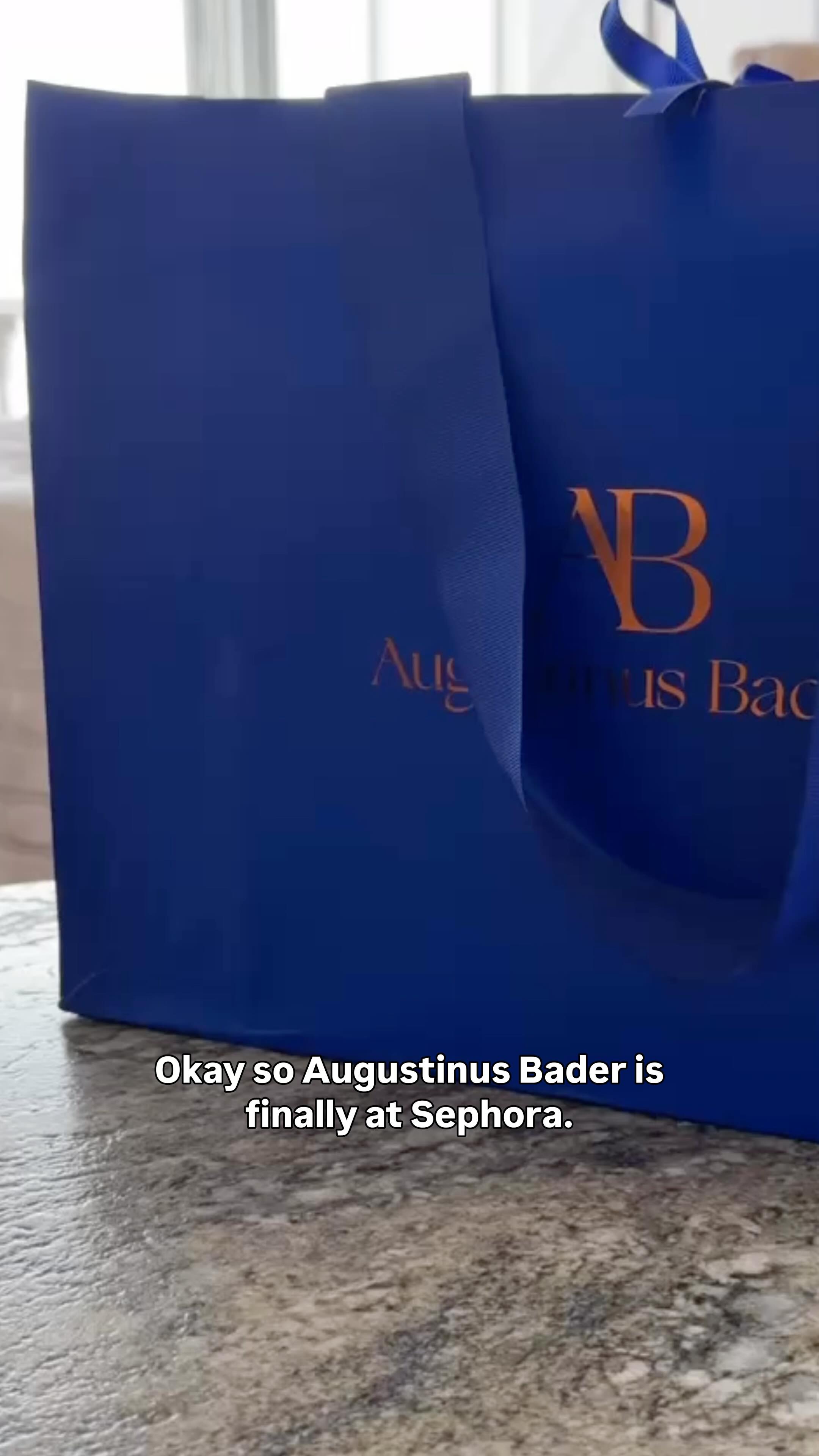 Instagram post by @carlaruthdennis for Augustinus Bader. Caption reads: Augustinus Bader is finally at Sephora 💙
The....