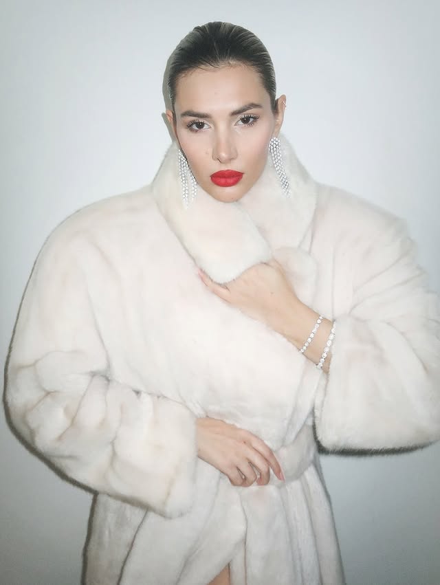 Instagram post by @cristinamusacchio for APM Monaco. Caption reads: [...] lines, soft shine, quiet....