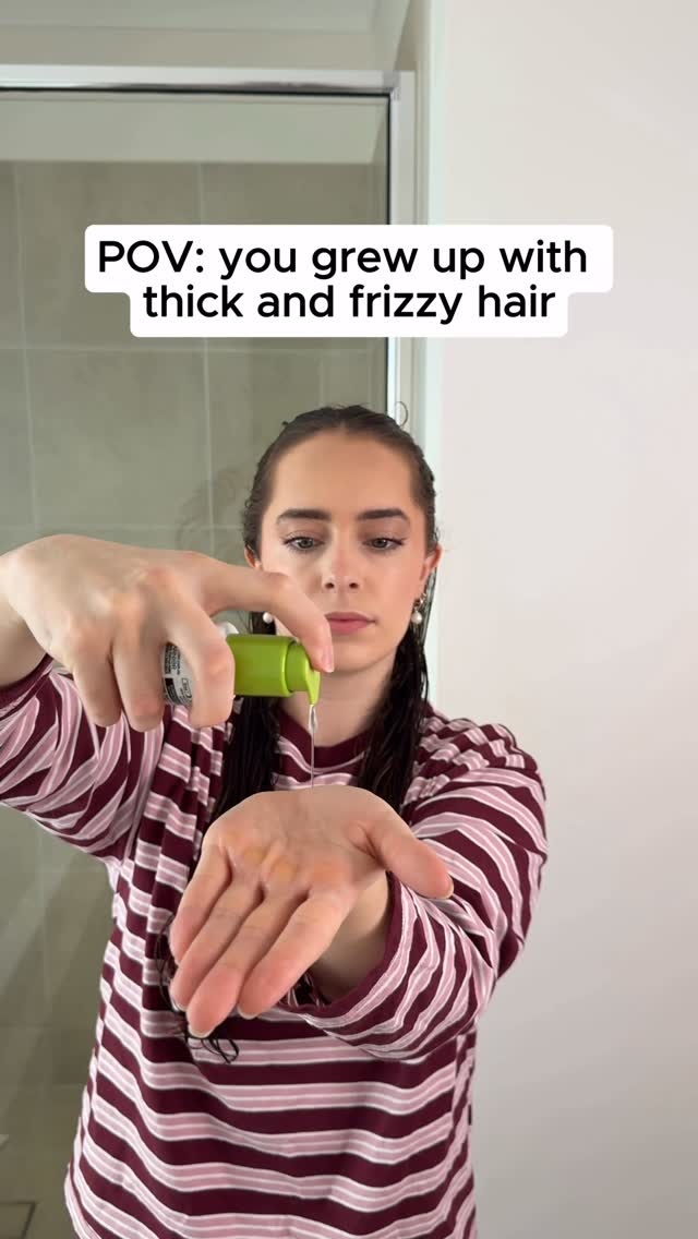 Instagram post by @emilyy.mcc for Garnier AU & NZ. Caption reads: [...] Just shake it, heat it and sleek it....