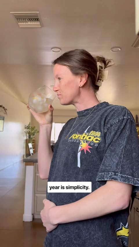 Instagram post by @monicagrohne for Bragg. Caption reads: 2026 Word of the Year: Simplicity

I’ve always....