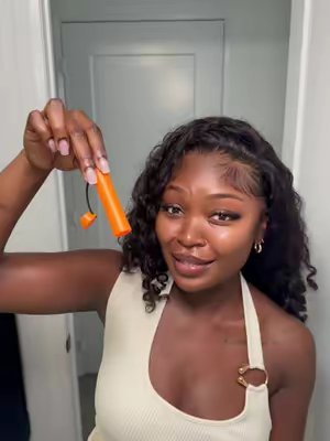 TikTok post by @jahzmynn for Wowangel. Caption reads: Hair linked in bio from @Wowangel Use code: JAH23....
