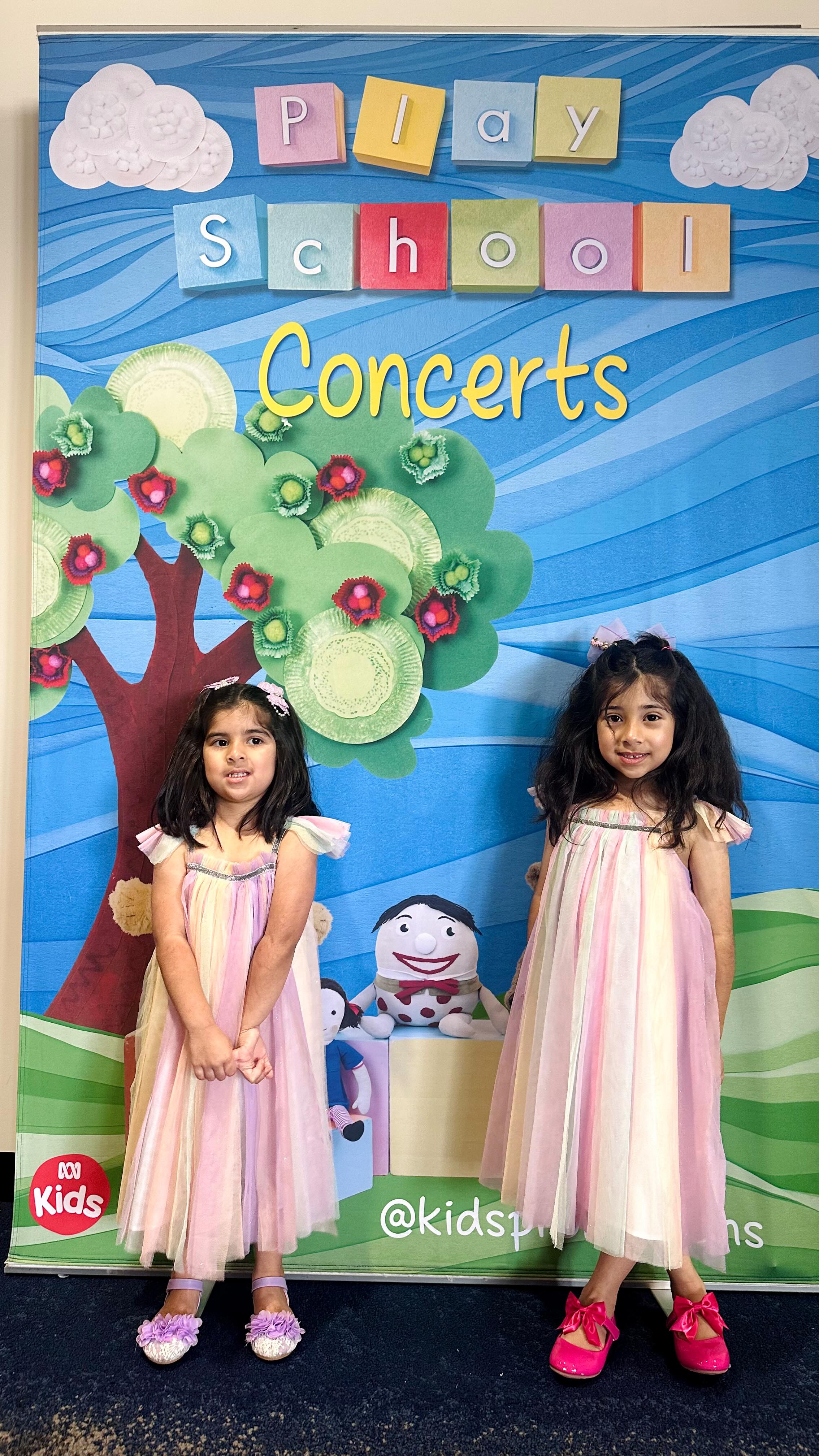 Instagram post by @ayanaandsiblingz for The Connect Agency. Caption reads: An hour of non-stop fun with Play School LIVE:....