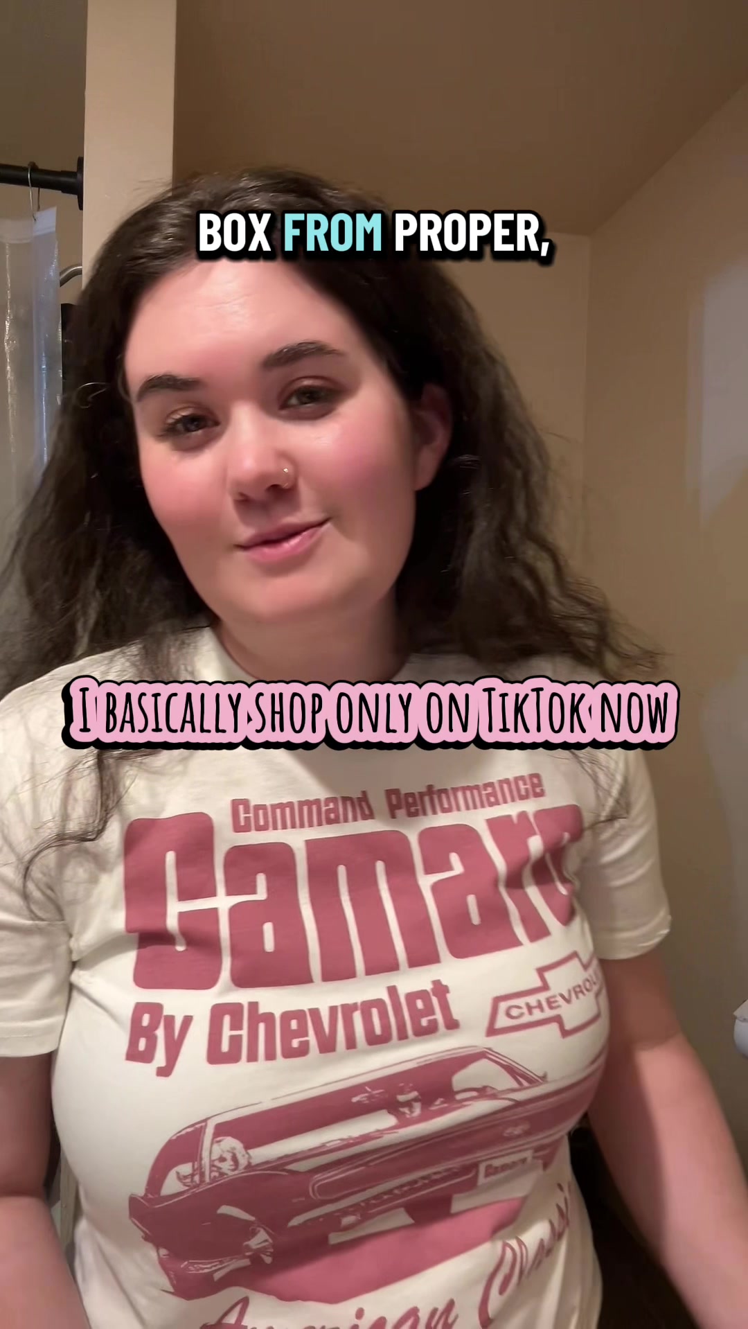 TikTok post by @xo.tori15 for Proper Health. Caption reads: [...] a day? It's bad. It's bad bad. @Proper....