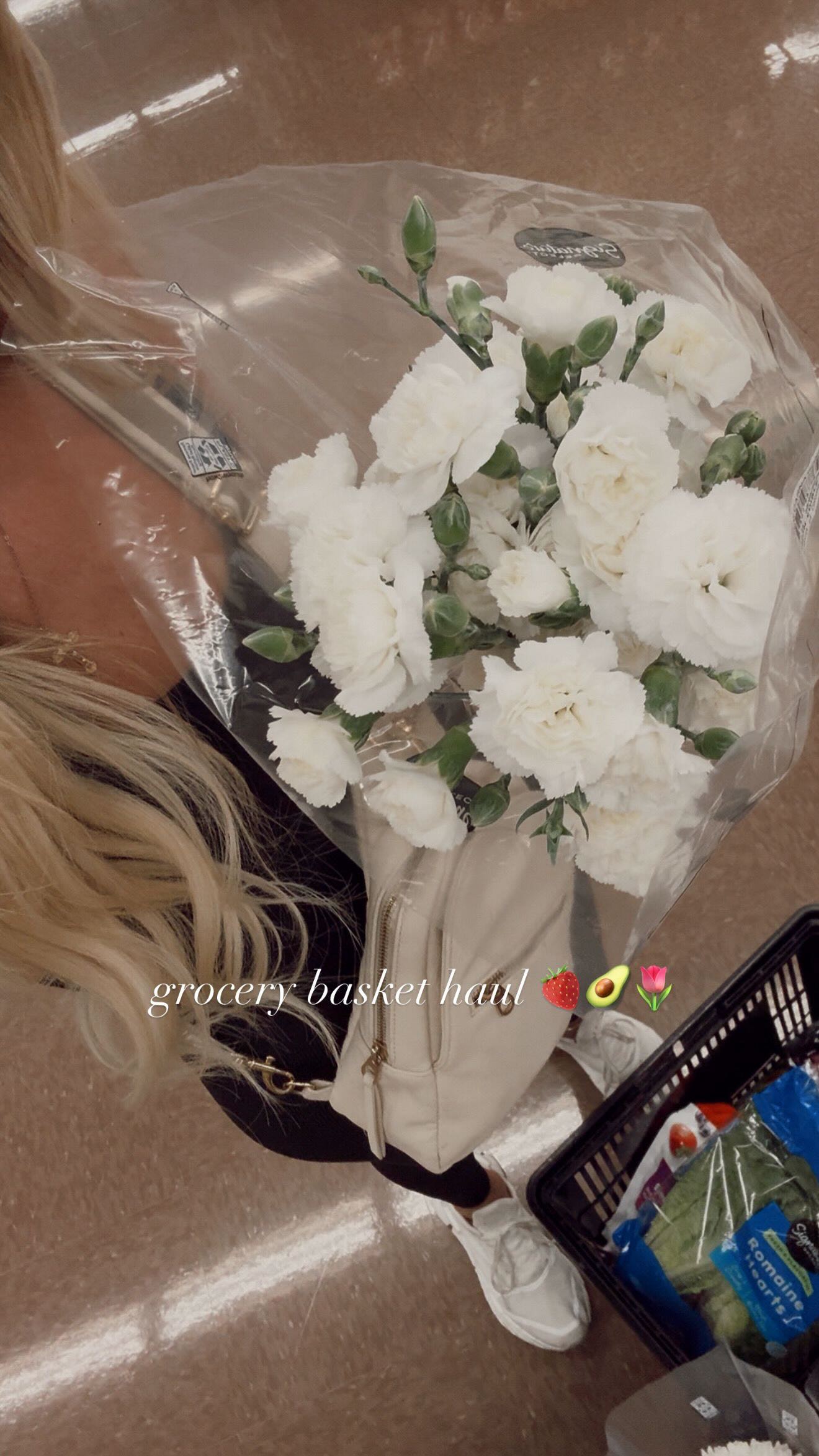 Instagram post by @aubreycuevas_ for Albertsons. Caption reads: #AlbertsonsPartner Romanticizing the everyday,....