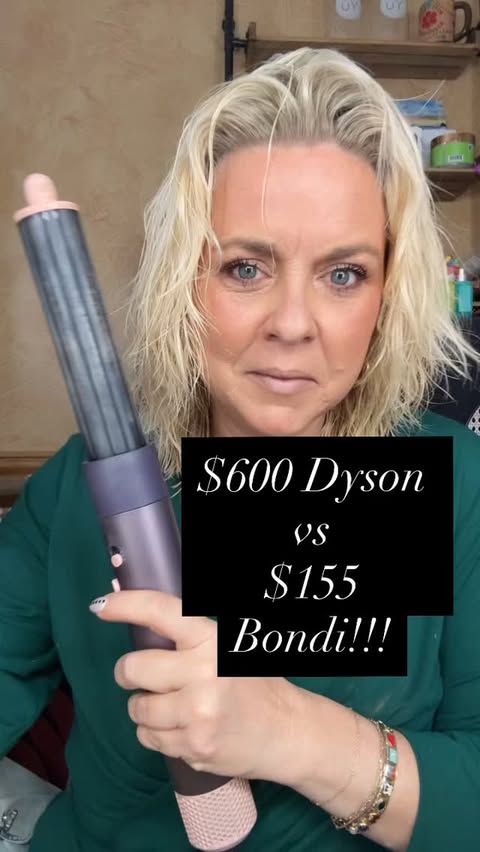 Instagram post by @michellekingkeenan for BondiBoost. Caption reads: Comment DRY for the link @bondiboost #dysonairwrap....