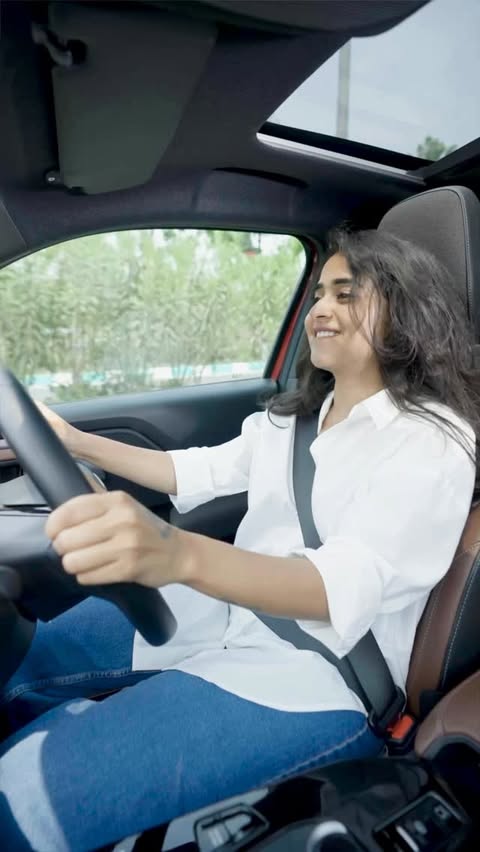 Instagram post by @deepthi_sunaina for Maruti Suzuki. Caption reads: [...] But the moment I sit inside my Maruti Suzuki....