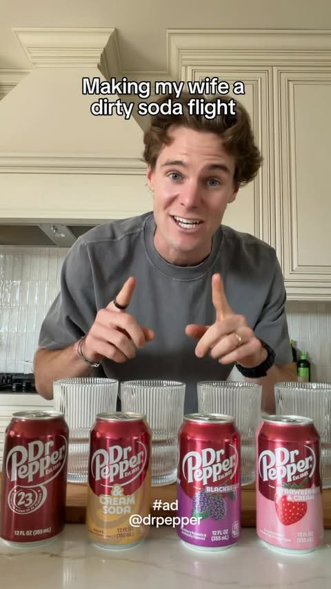 Instagram post by @mayaandhunter for Dr Pepper. Caption reads: #ad idk what it is about @drpepper but it....
