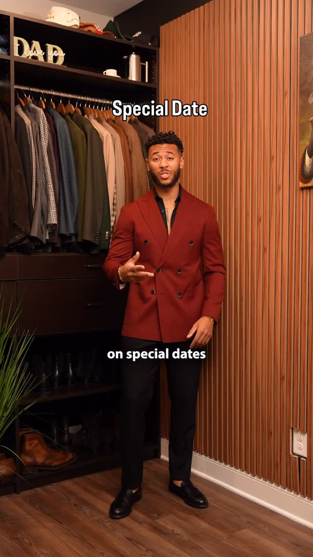 Instagram post by @treybryantstyle for Scotch & Soda. Caption reads: HOW TO WEAR RED 

Comment RED below to receive a....