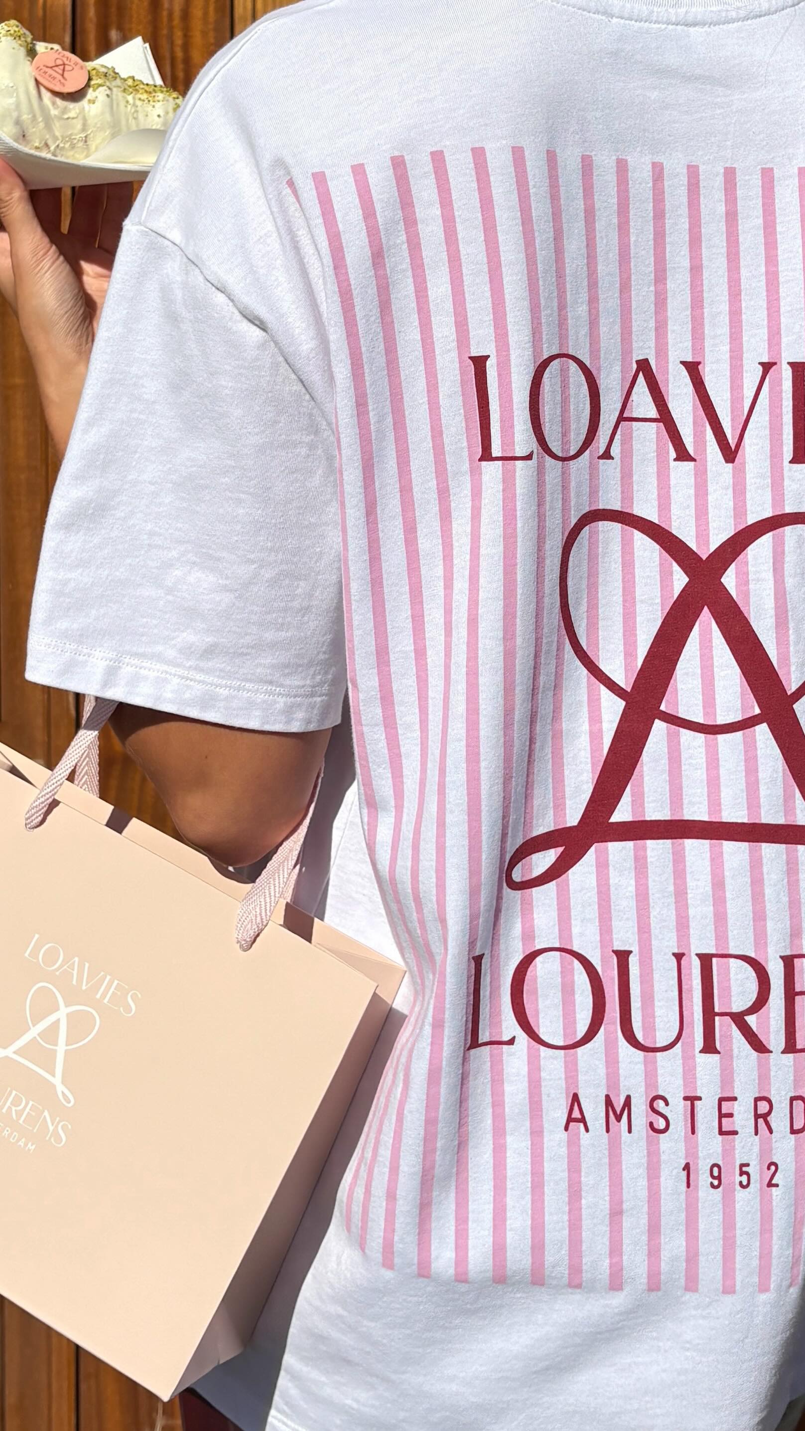 Instagram post by @lourensamsterdam for LOAVIES. Caption reads: Get ready for something buttery 🥐

#loavies....