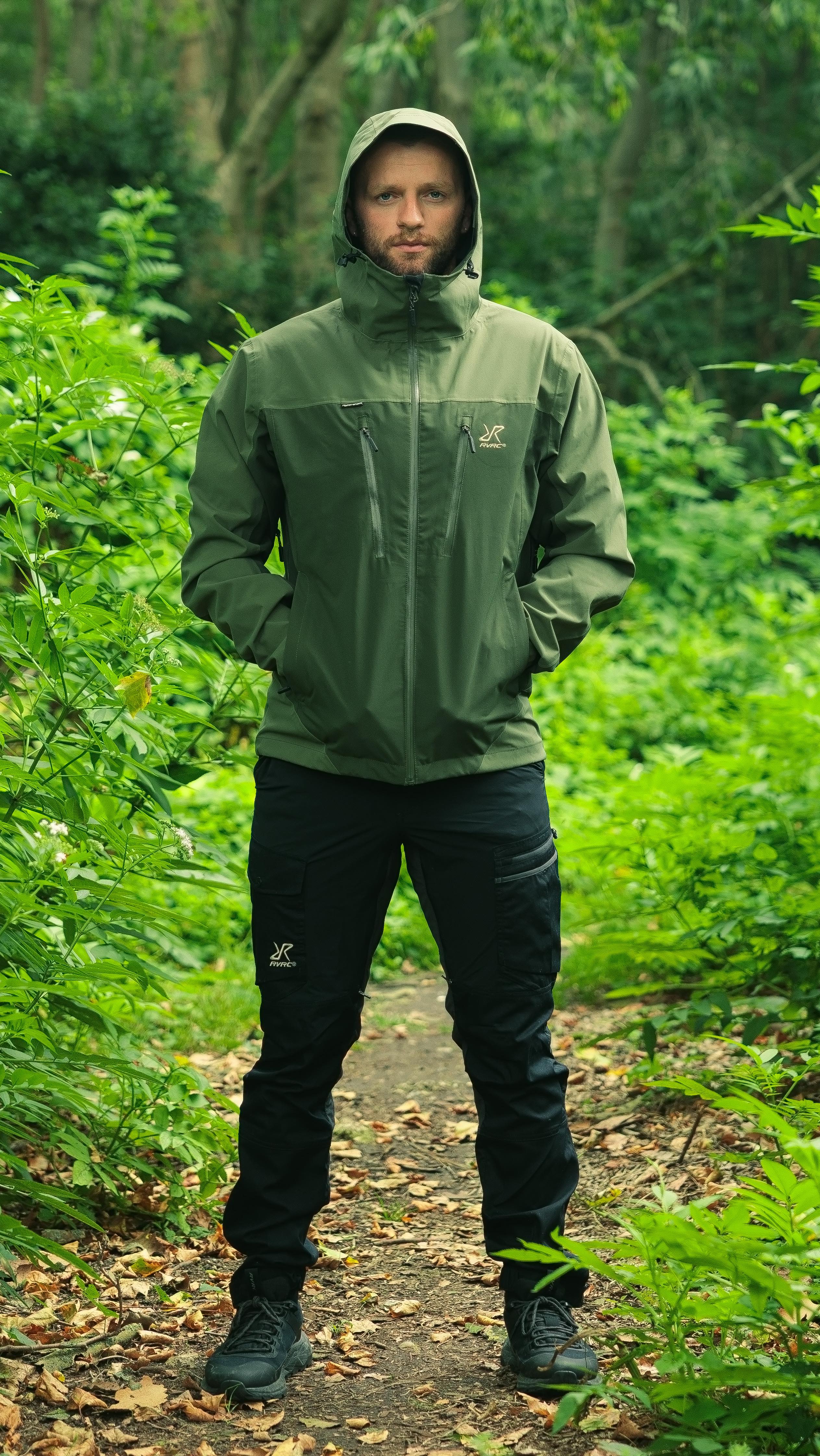 Instagram post by @callumxheinrich for RevolutionRace. Caption reads: City streets to summit peaks — same gear, no....