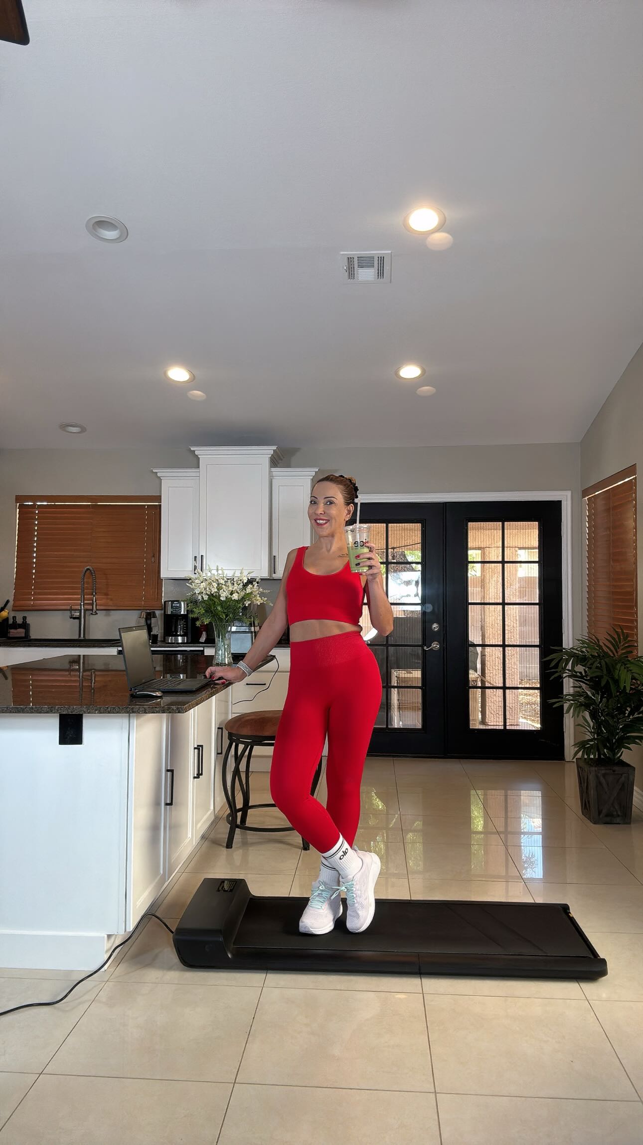 Instagram post by @withlaliku for WalkingPad. Caption reads: Staying active at home has never been this easy....