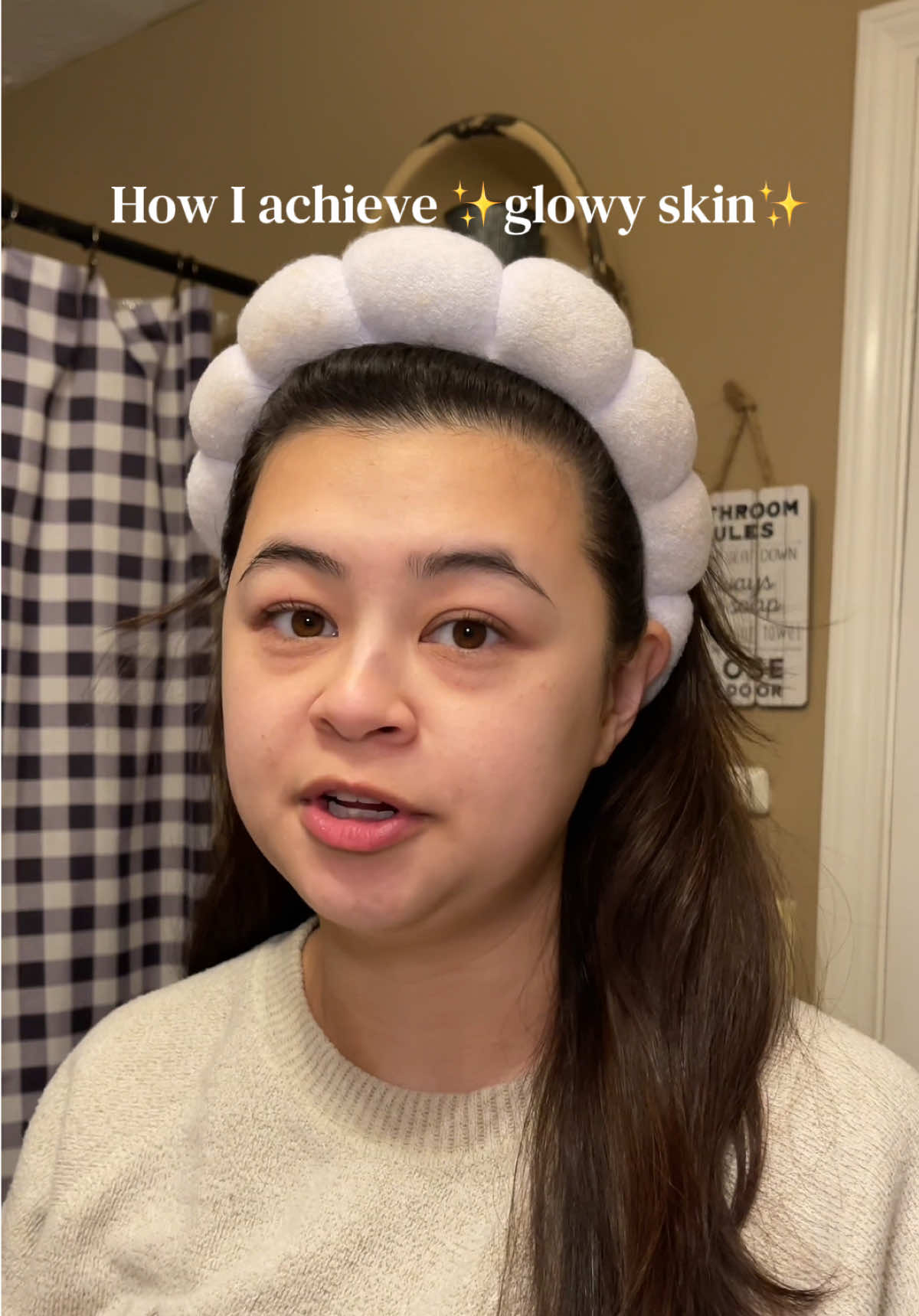 TikTok post by @sarahxtr0n for bynatureskincare. Caption reads: [...] @Kitsch @The Face Shop US @bynatureskincare....