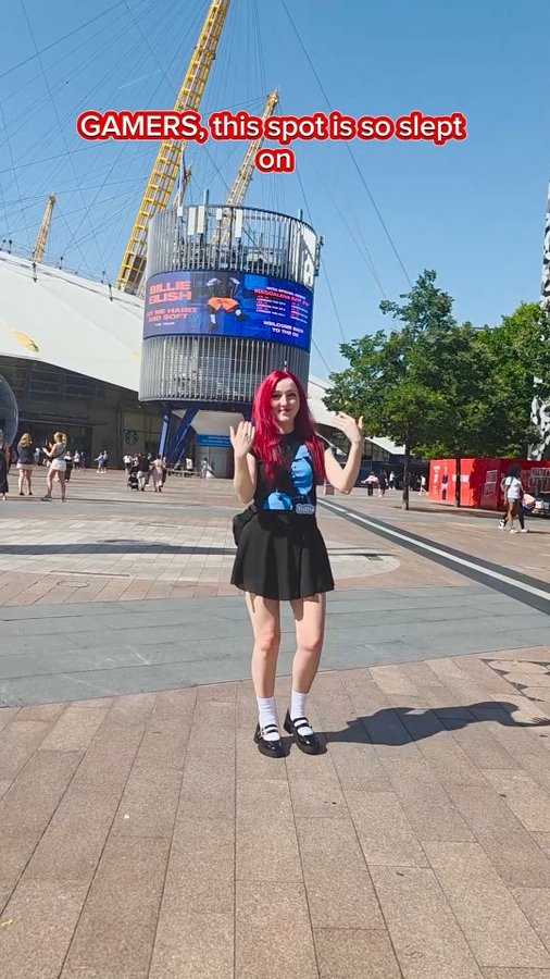 Instagram post by @tigressx for Virgin Media Ireland. Caption reads: You need to stop by the Virgin Media Gamepad next....