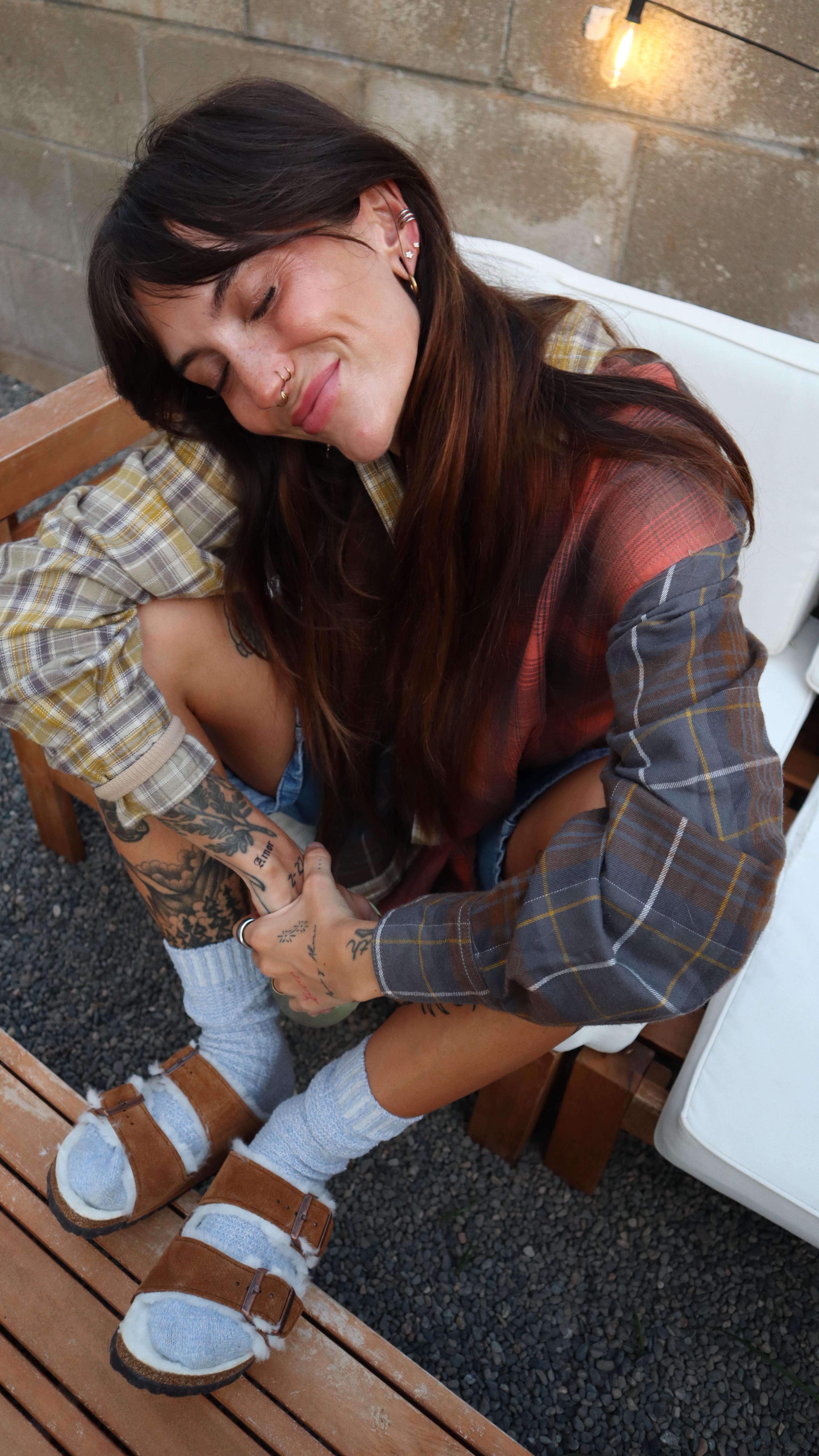 Instagram post by @taympala for Birkenstock. Caption reads: the art of slow n cozy living with @birkenstockusa....