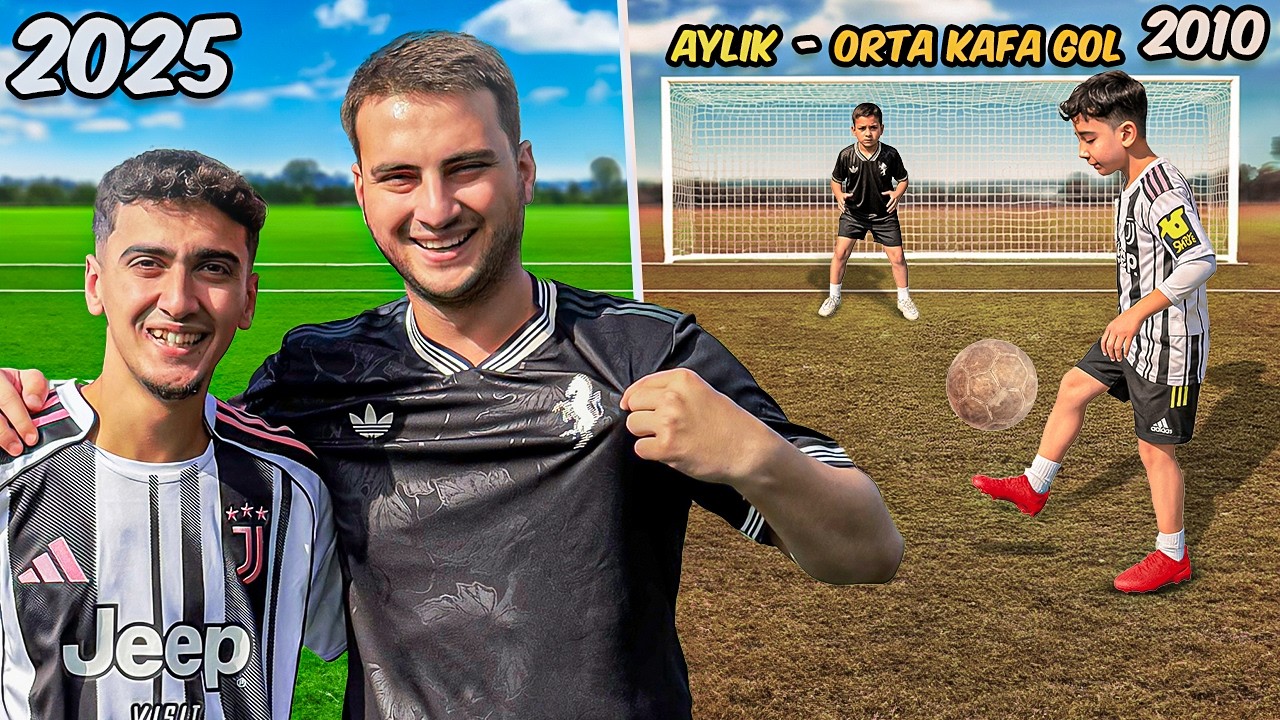 YouTube post by @samettkocabas for Vodafone. Caption reads: WE PLAYED OUR CHILDHOOD FOOTBALL GAMES!.